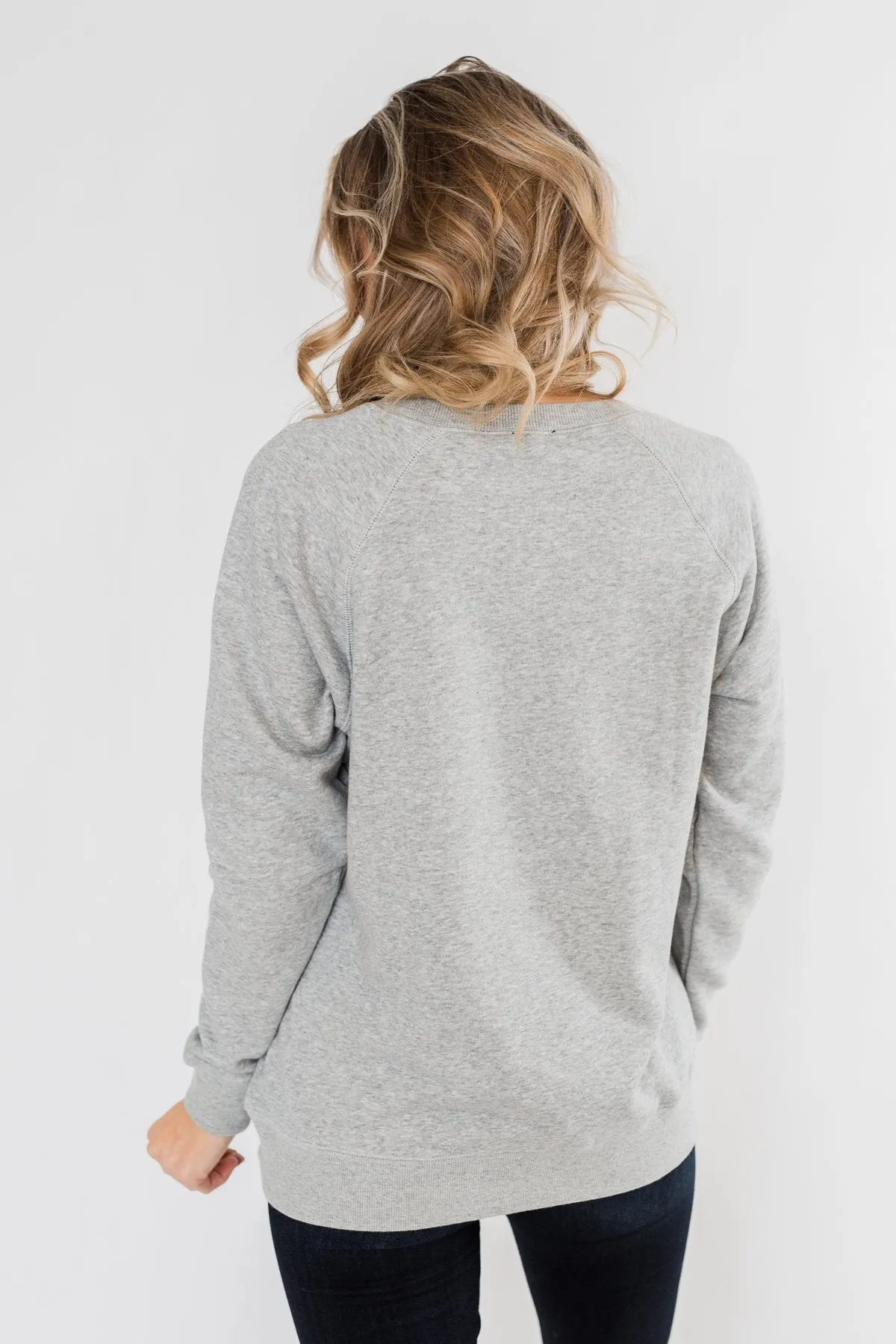 Pulse Basics Crew Neck Pullover- Heather Gray