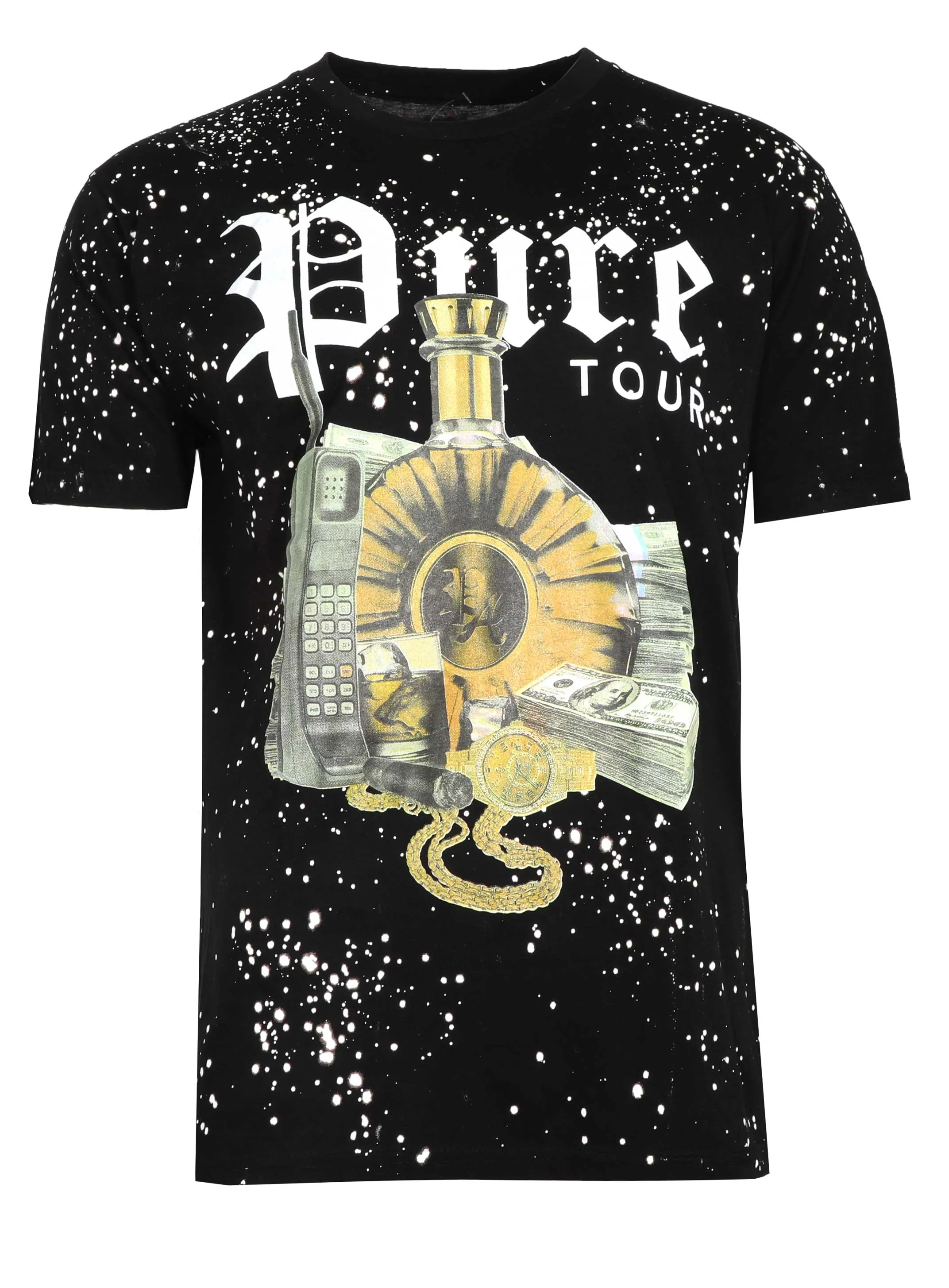 "Stay in First Place" Cash Pure Tour Tee- Black