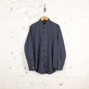 Ralph Lauren Check 120s Twill Shirt - Blue - L