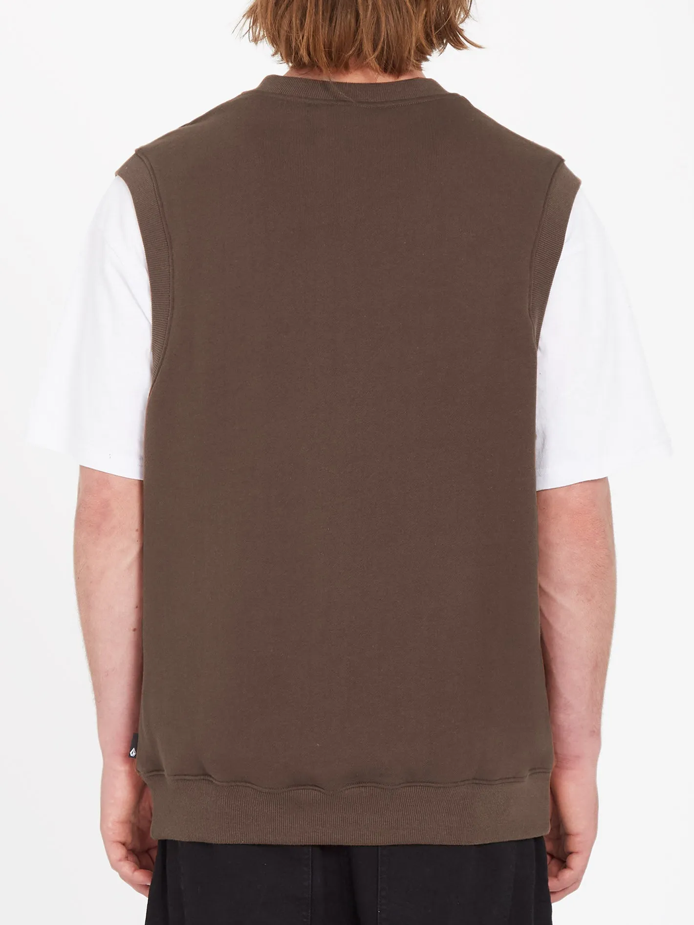 ärmeloser Pullover - BURRO BROWN