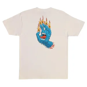 SANTA CRUZ Pace Ritual Hand Tee Natural