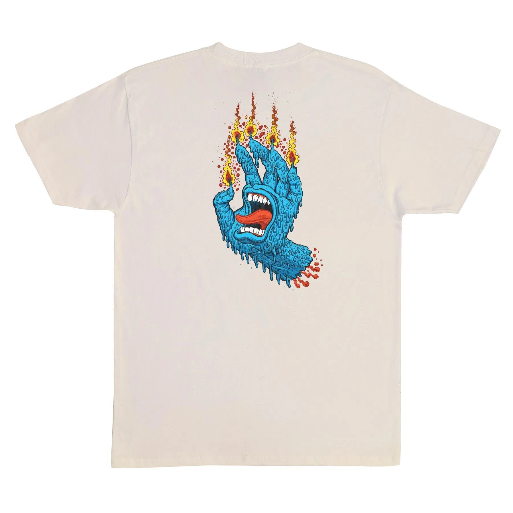 SANTA CRUZ Pace Ritual Hand Tee Natural
