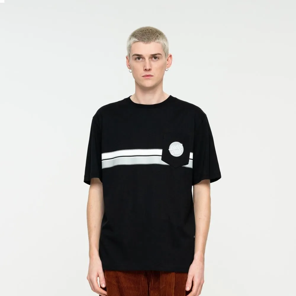 Santa Cruz T-Shirt Sun Down Dot T-Shirt - Black