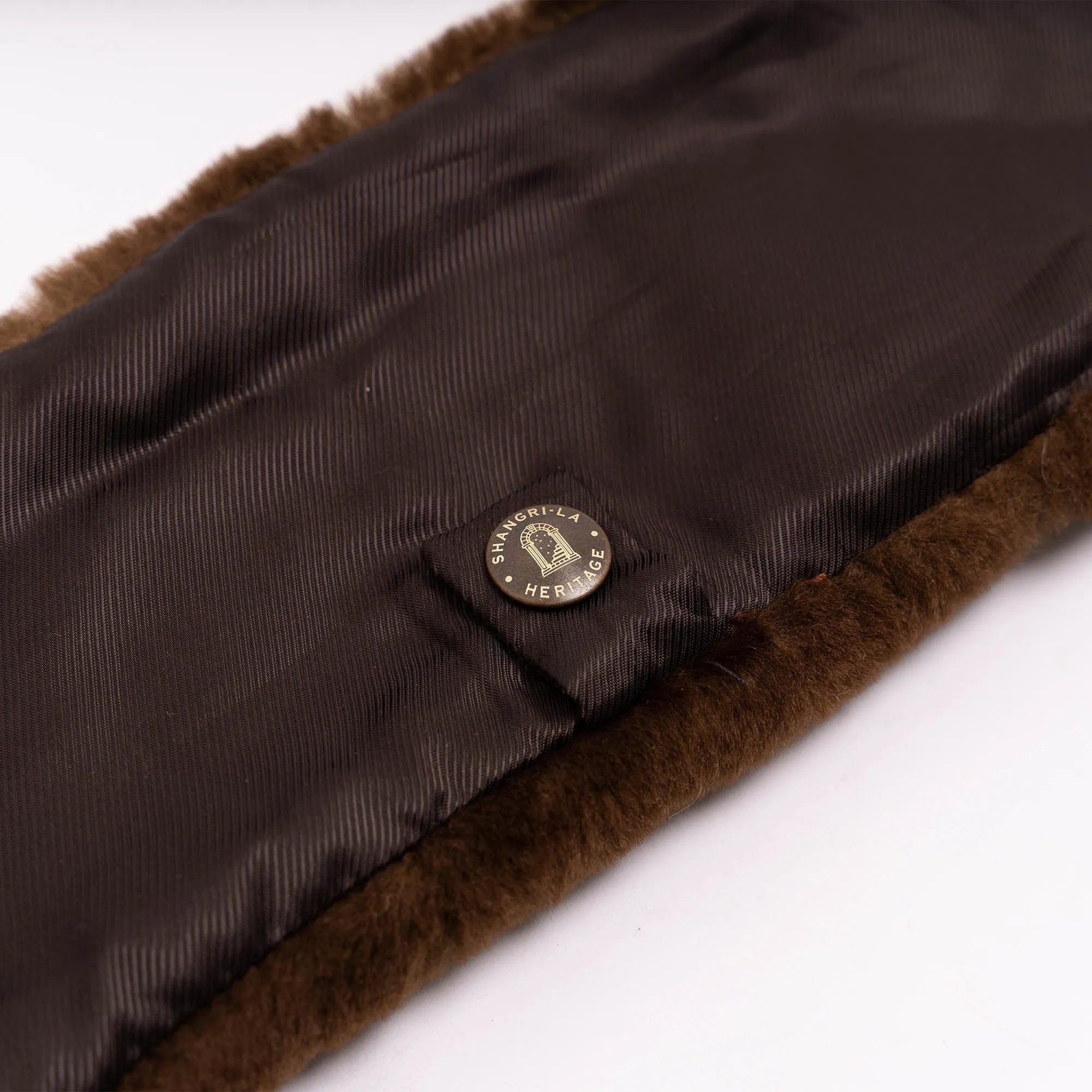 【Shangri-La Heritage】Fur Collar／可拆式美麗諾羊毛領