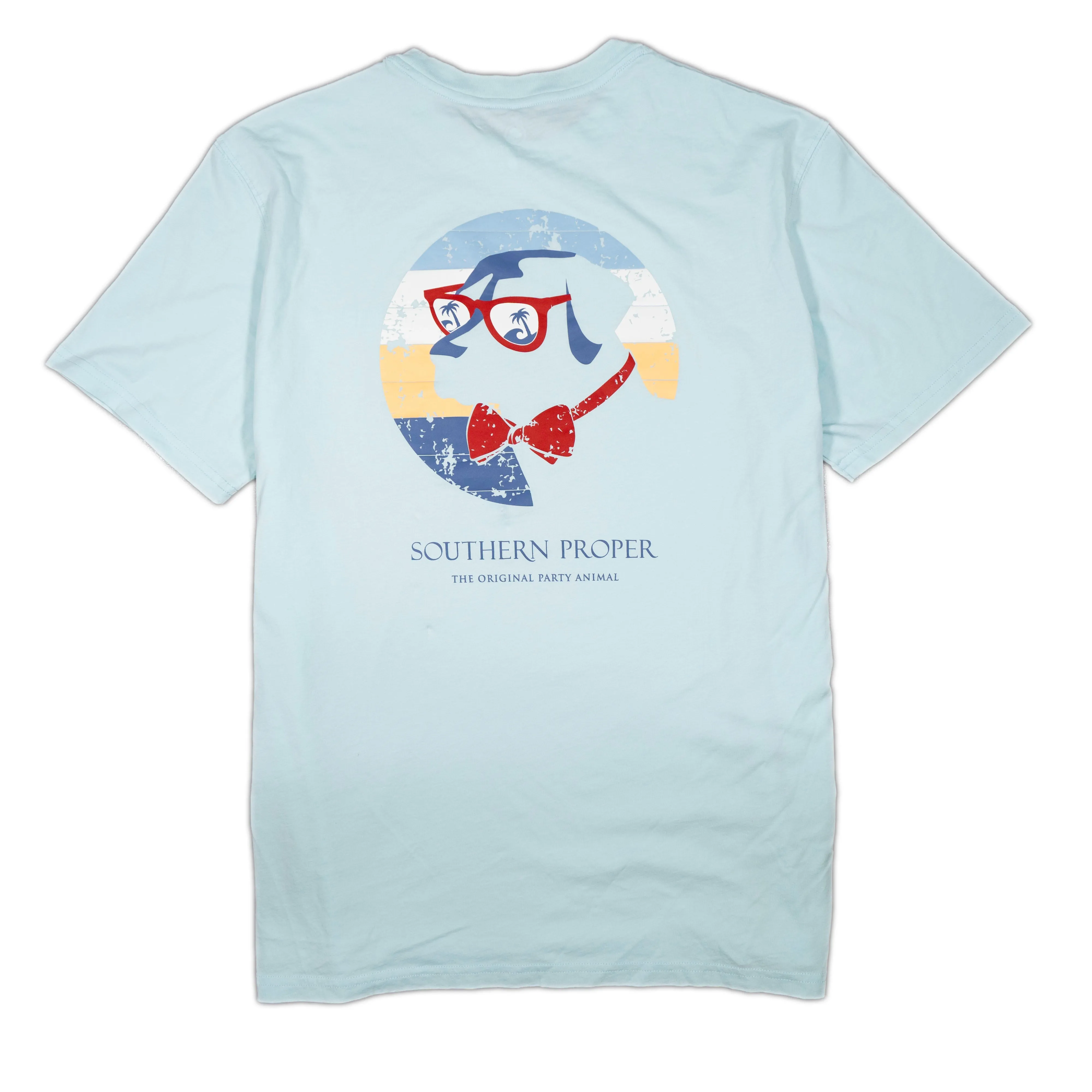 Short Sleeve Tee: Retro Shade Dog