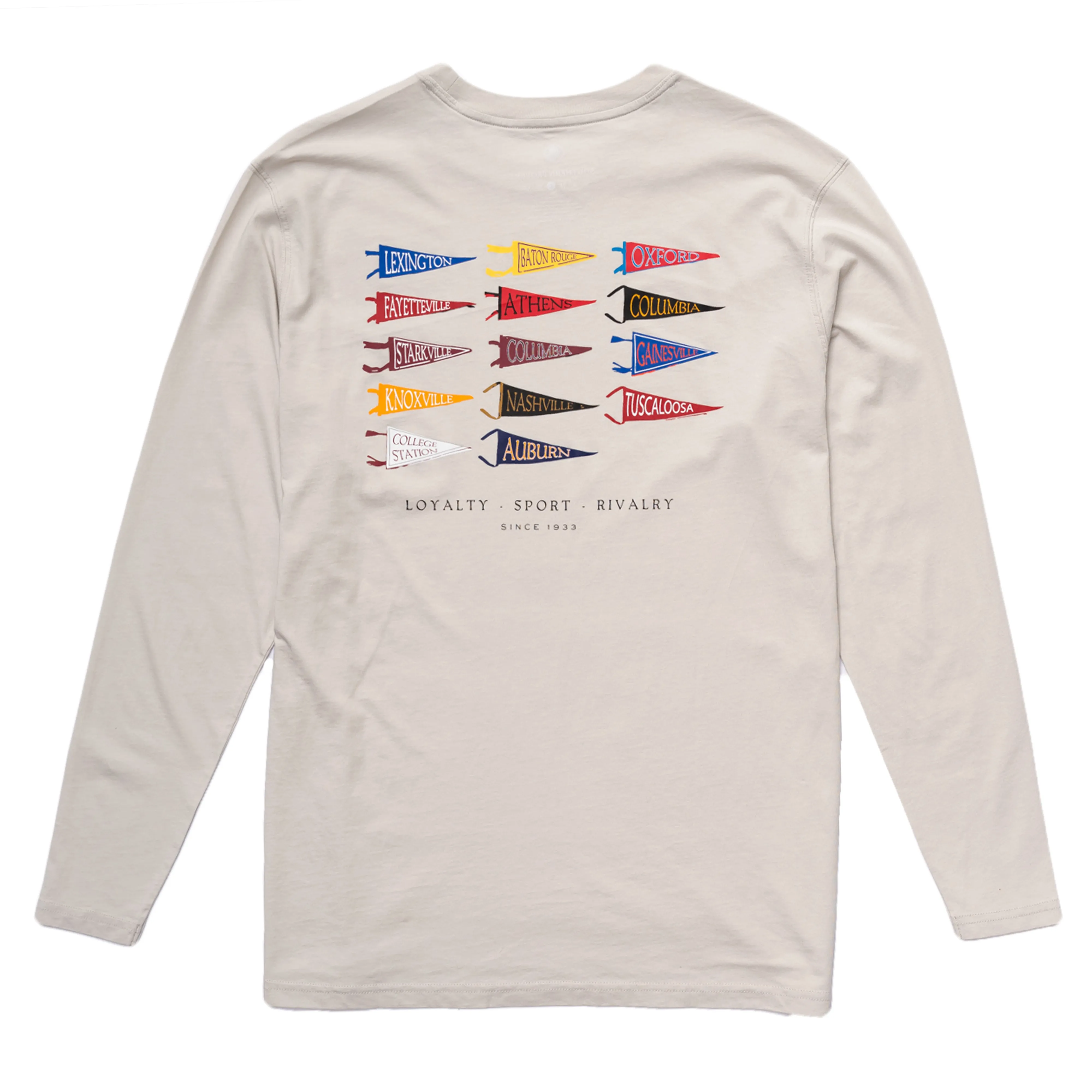 Since 1933 Pennants Long Sleeve Tee