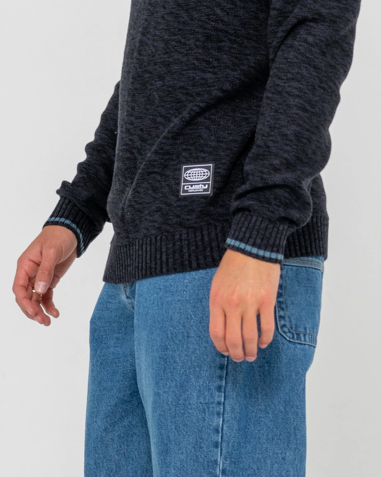 Skyliner Tipped Crew Knit