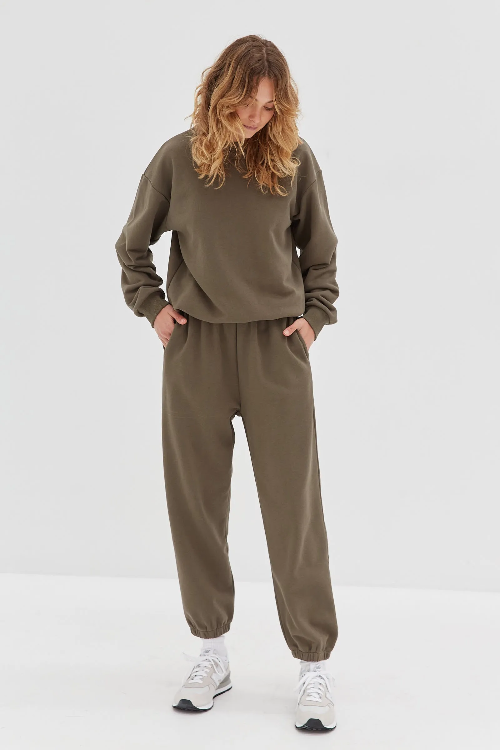 Sofia Sweat Shirt - Khaki