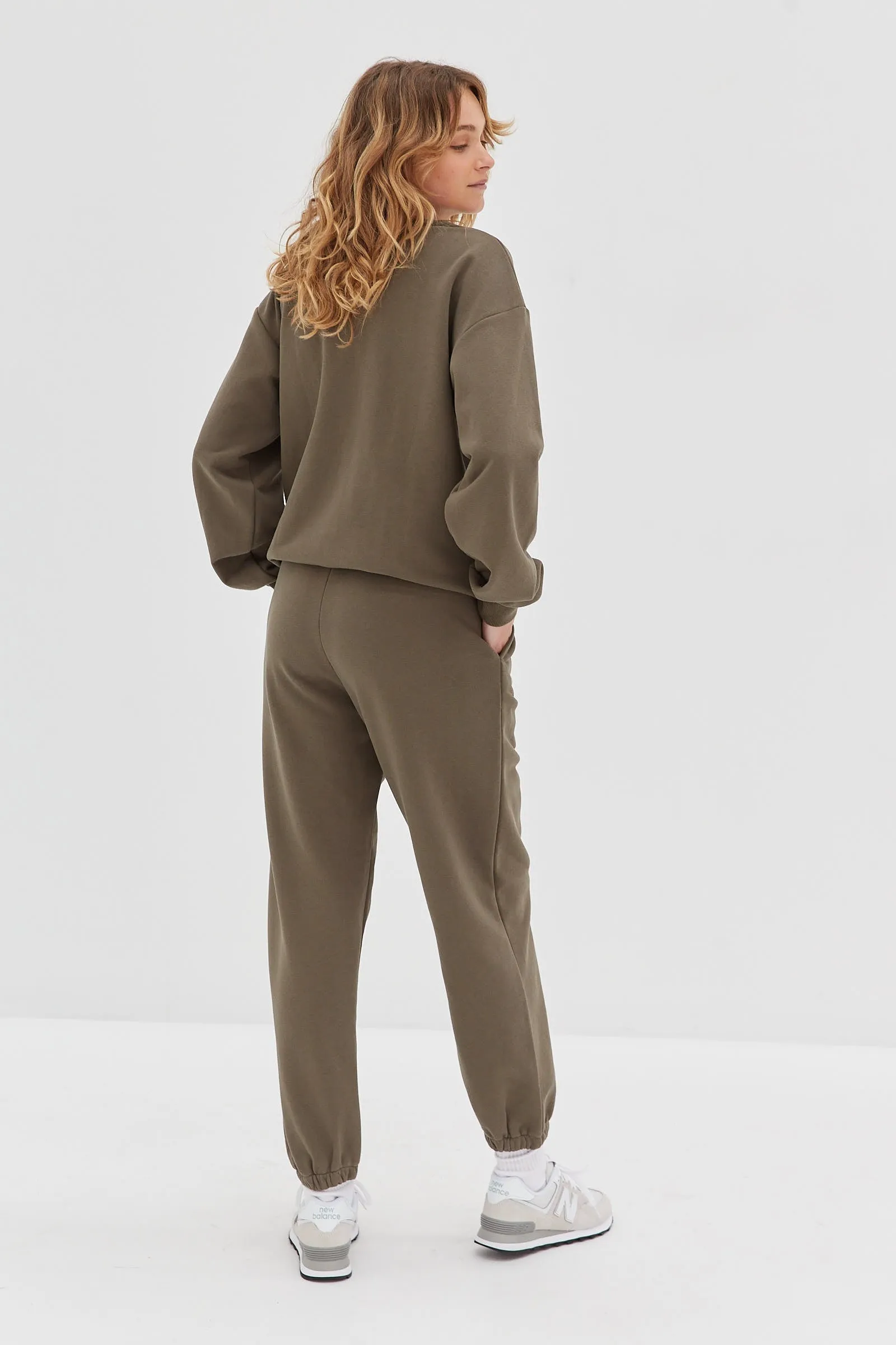 Sofia Sweat Shirt - Khaki
