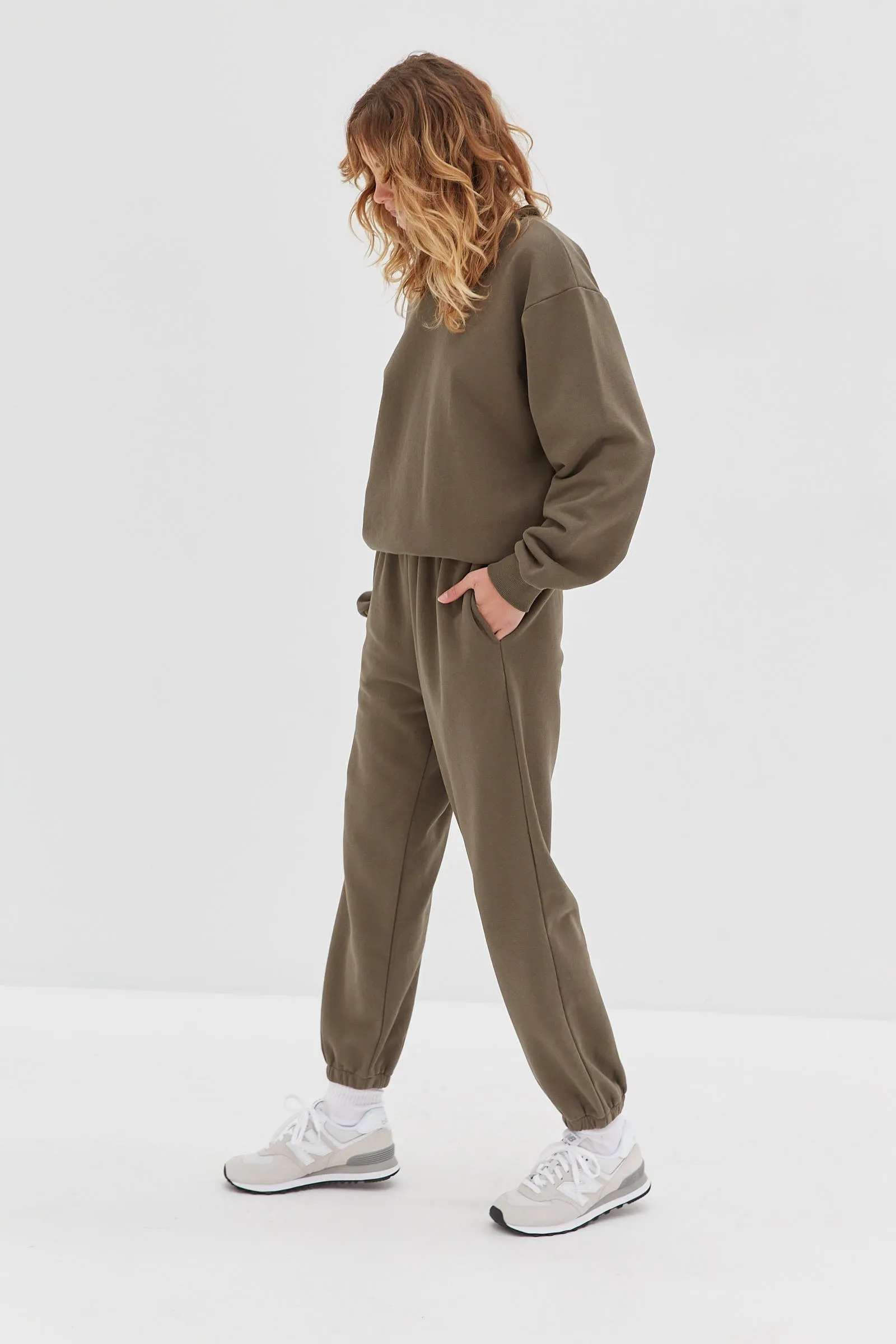 Sofia Sweat Shirt - Khaki