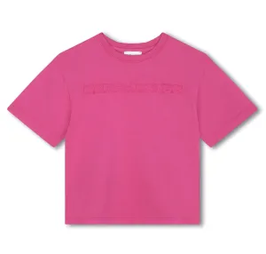 The Marc Jacobs Mini Me Pink Logo Tee