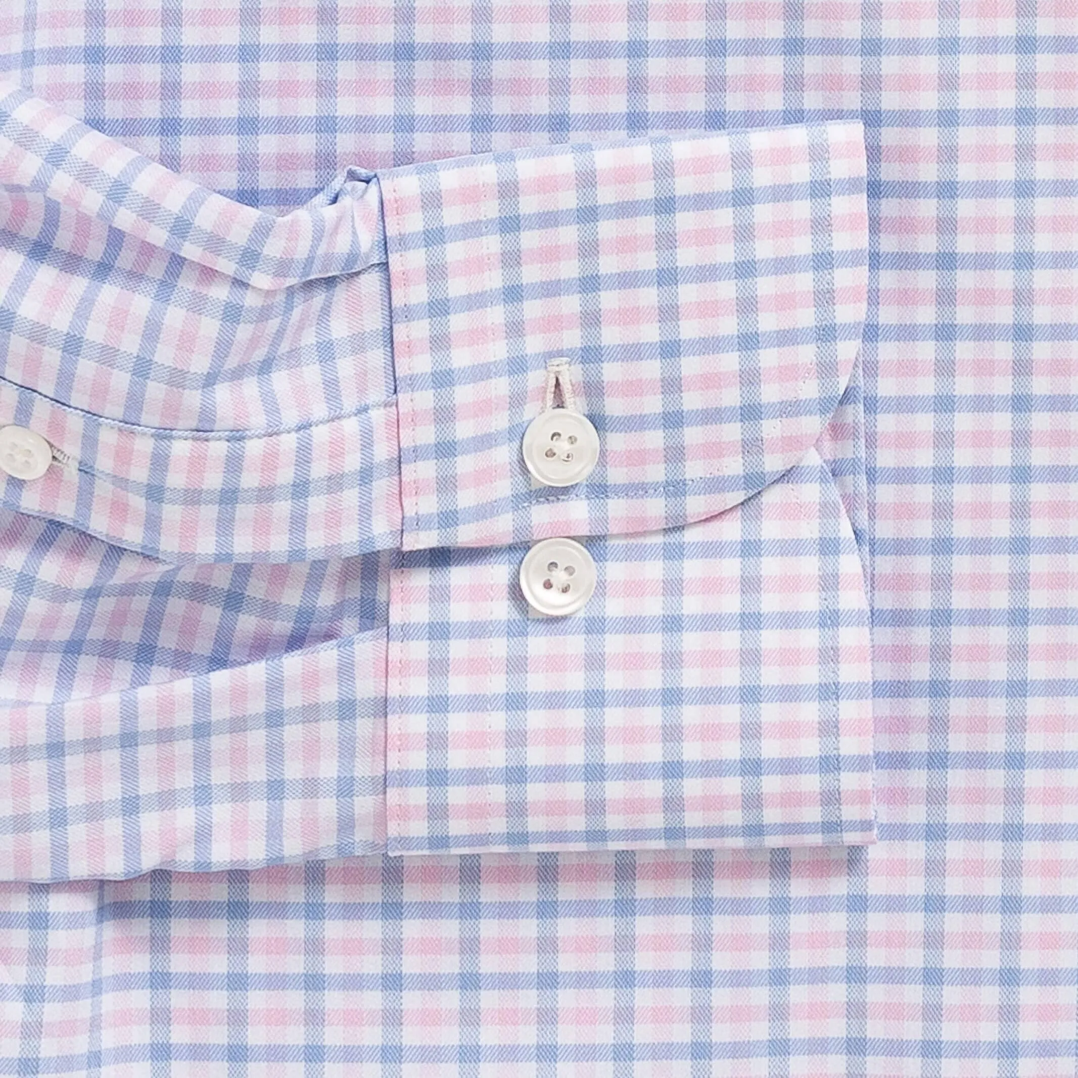 The Pink Journey Flex Performance Tattersall Custom Shirt