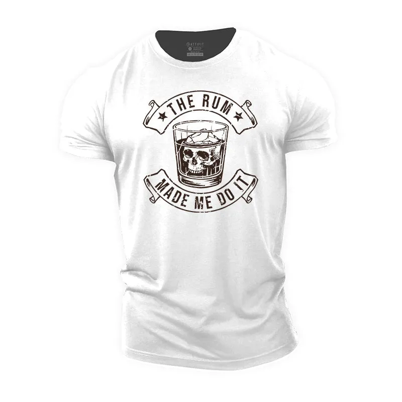 The Rum Graphic Men's Cotton T-Shirt