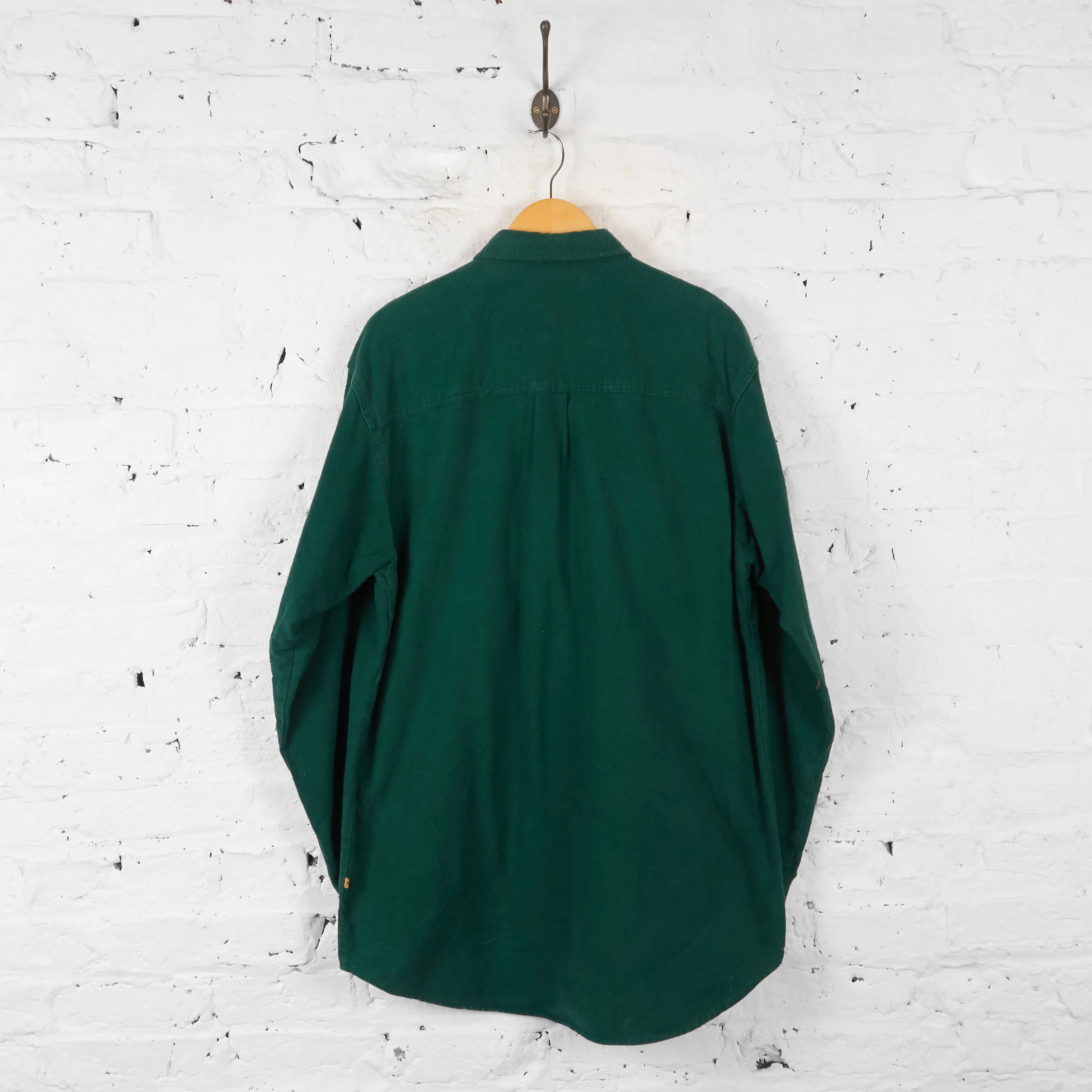 Vintage Felt Feel Shirt - Green - XL