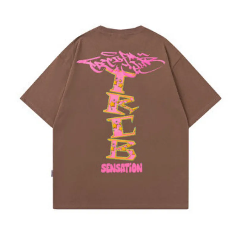 Vintage Monogram Print T-shirt