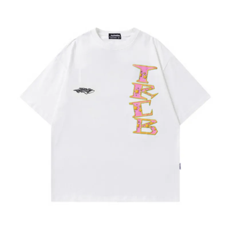 Vintage Monogram Print T-shirt