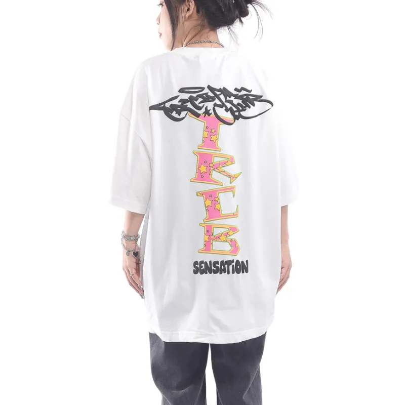 Vintage Monogram Print T-shirt