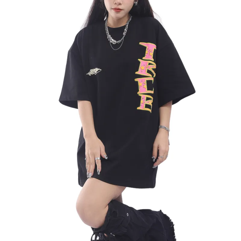 Vintage Monogram Print T-shirt