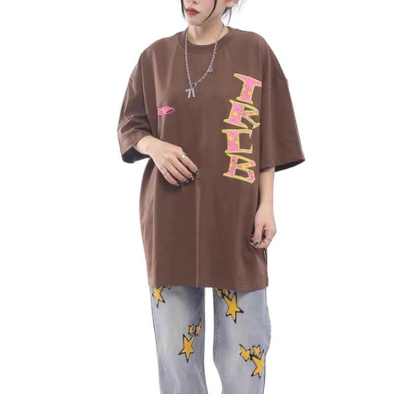 Vintage Monogram Print T-shirt