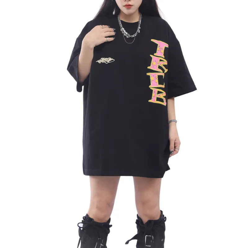 Vintage Monogram Print T-shirt