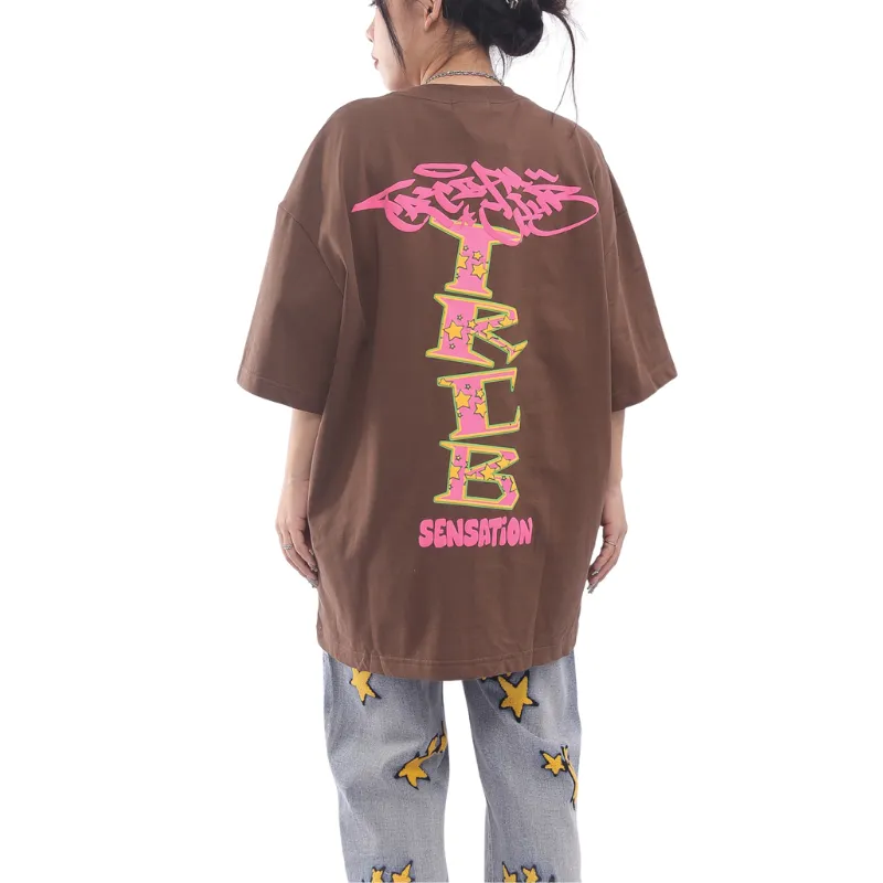 Vintage Monogram Print T-shirt