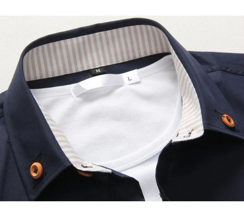 West Louis™ Embroidery Short Sleeve Color Shirts