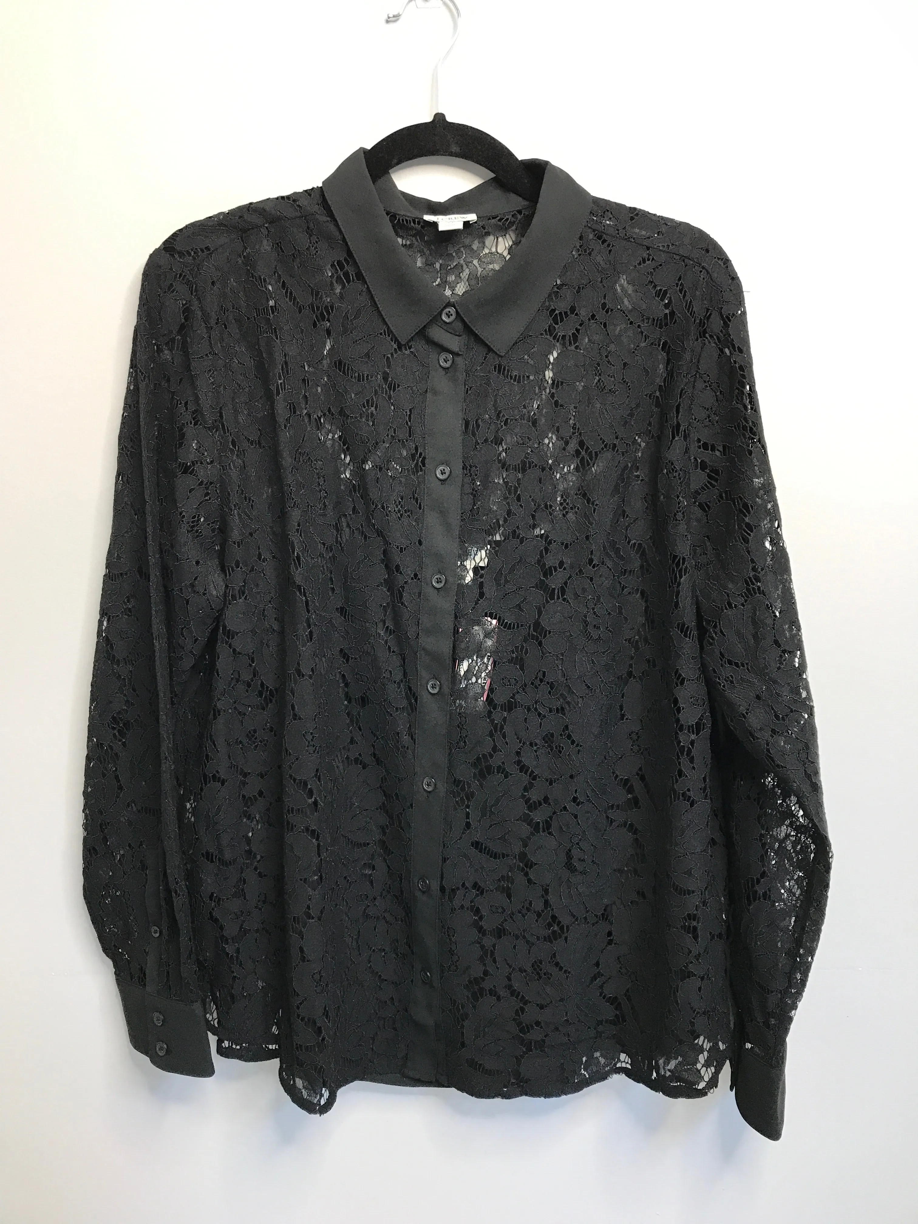 Womens Size XL Misses Black J Crew Tops
