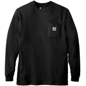 Workwear Pocket LS Tee (Black)